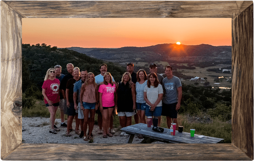 Venado Springs Ranch Sunset Picture Texas